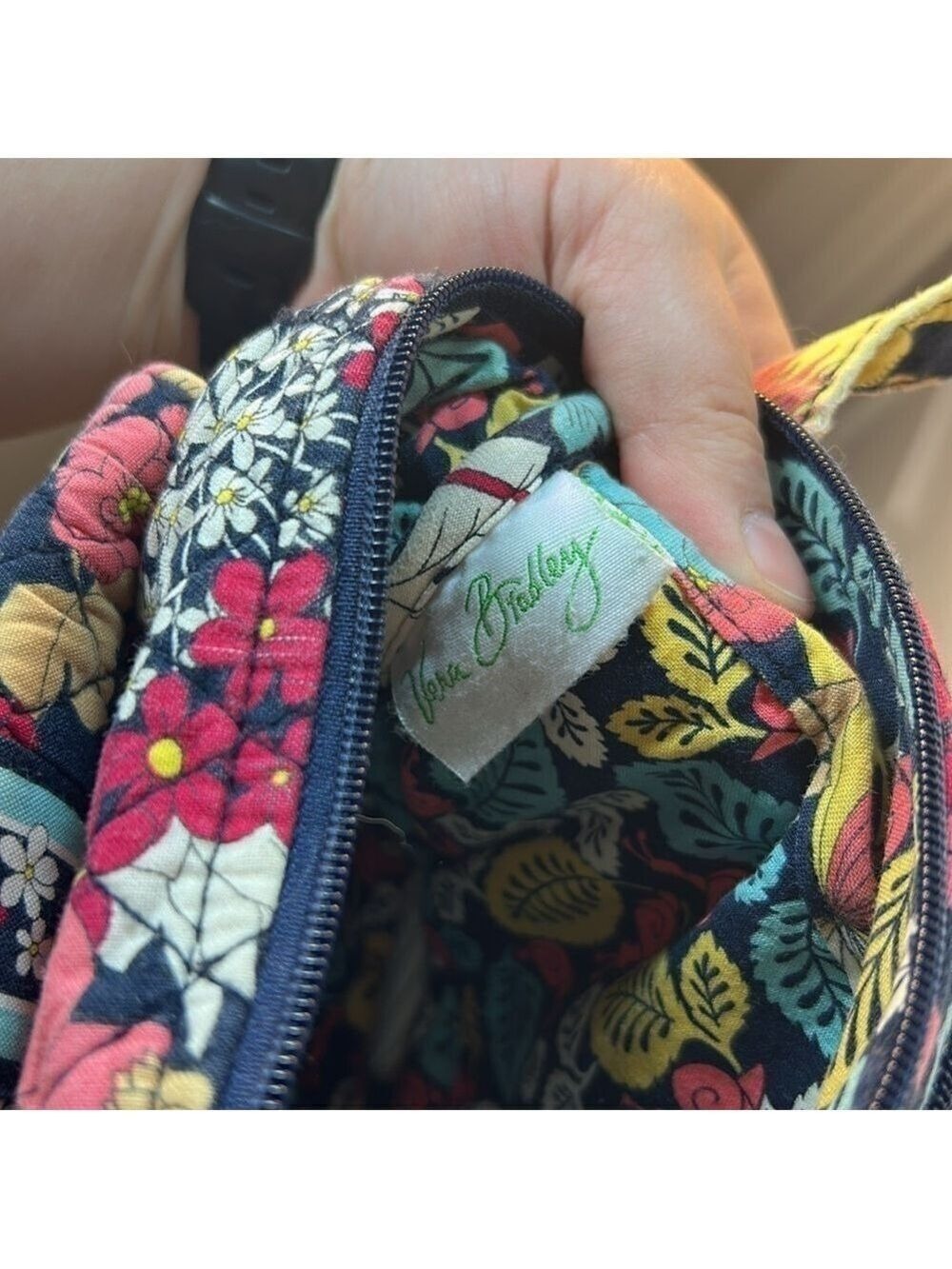 Vera Bradley small Floral clare Crossbody Bag boho y2k style - Picture 8 of 10